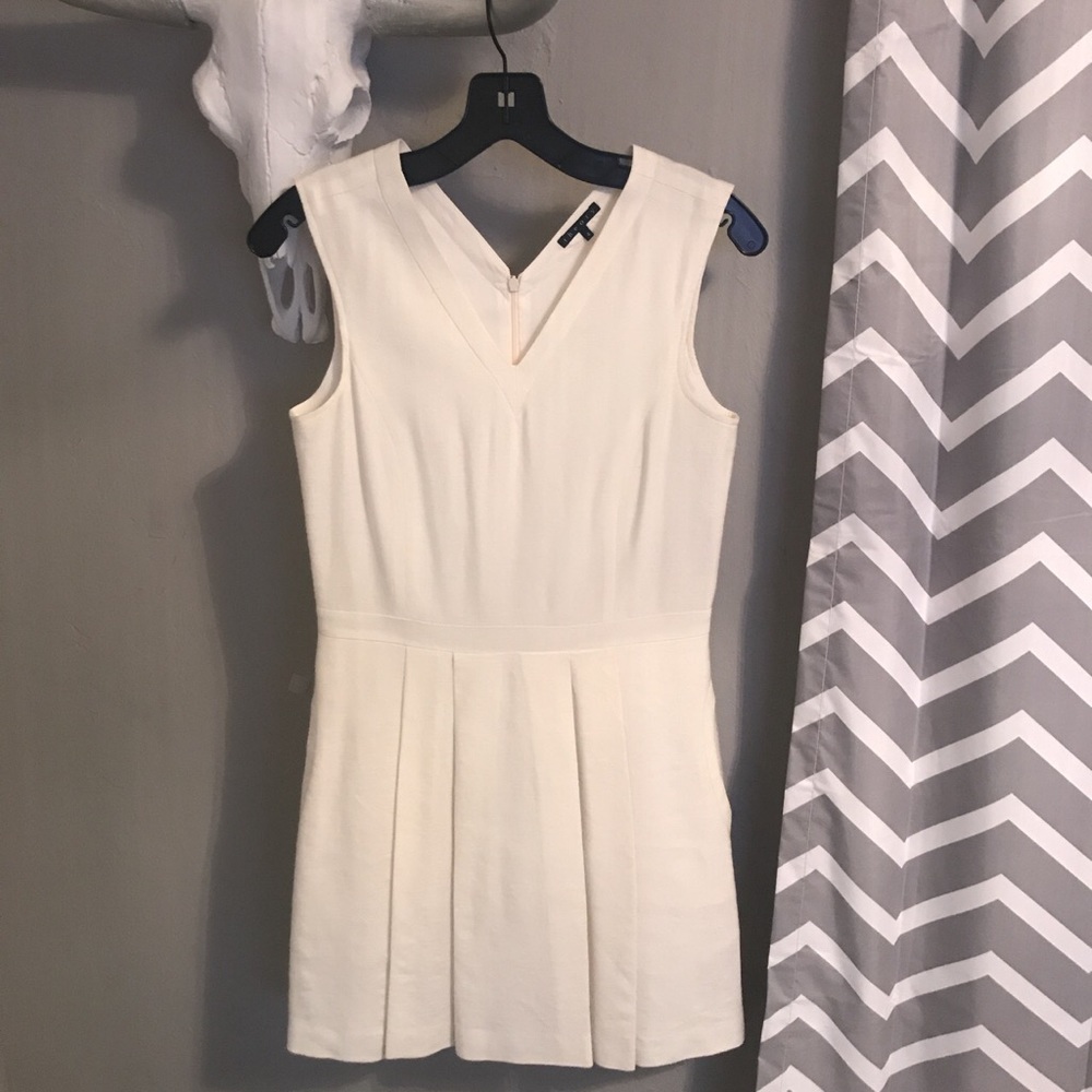 Theory white dress